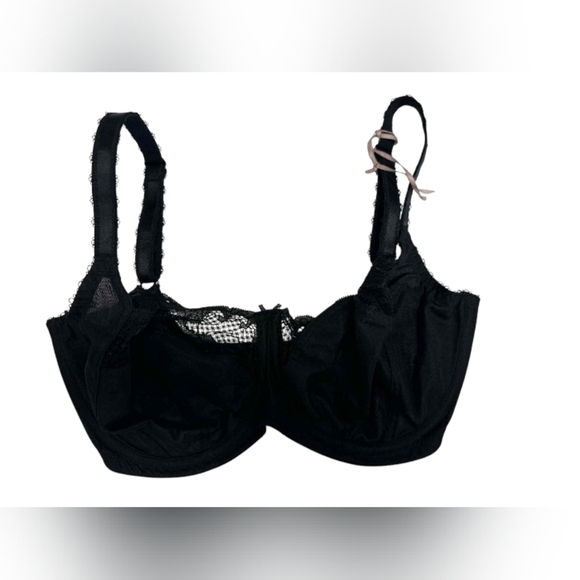 Panache NWT Jasmine Balconnet Bra Black Lacey Size 30G - Picture 2 of 7